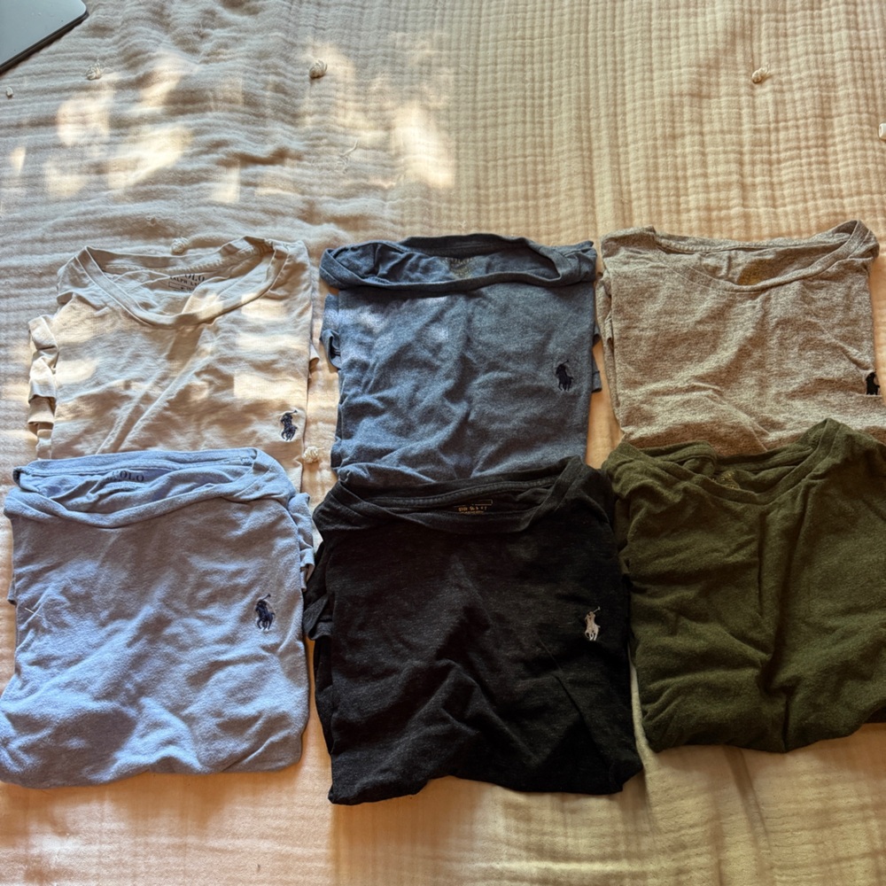 Set of Six Polo Tshirts